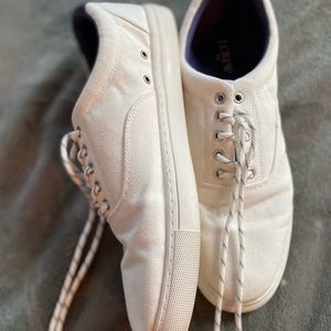 White polo shoes